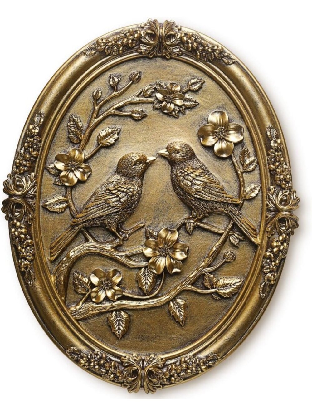 Vintage Bird Wall Sculpture - Hand Painted Retro Art Decor for Living Room